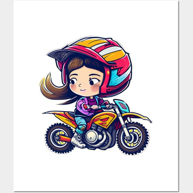 motocross mom Wall Art by Hunter_c4 "Click here to uncover more designs"